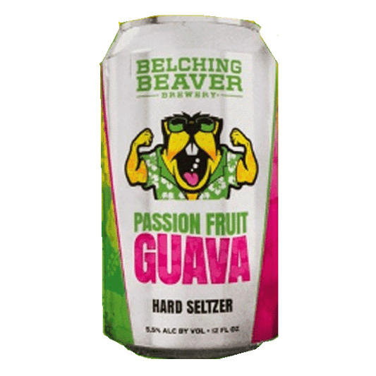 Belching Beaver Hard Seltzer Passion fruit Guava (355ml) / ハードセルツァー パッションフルーツ グアバ