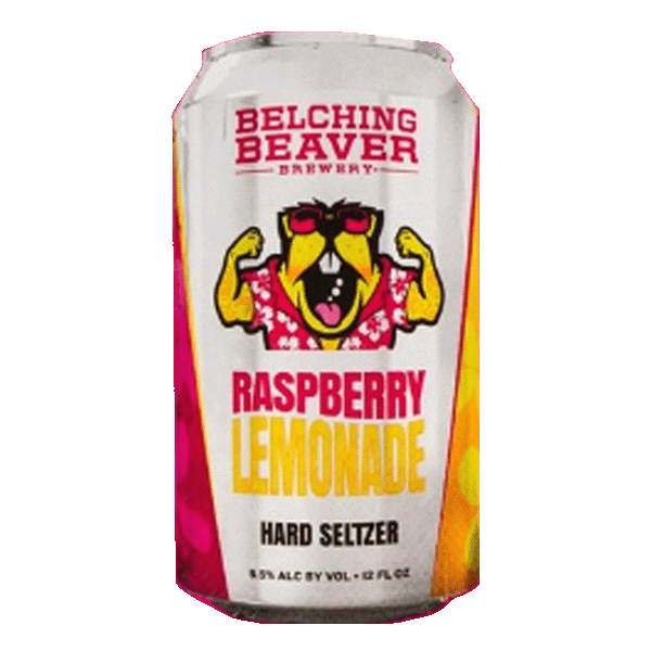 Belching Beaver Hard Seltzer Raspberry Lemonade (355ml) / ハードセルツァー ラズベリー レモネード