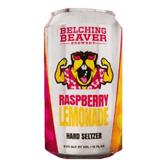 Belching Beaver Hard Seltzer Raspberry Lemonade (355ml) / ハードセルツァー ラズベリー レモネード