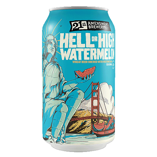 21st Amendment Brewery Hell Or High Watermelon (355ml) / ヘル オア ハイ ウォーターメロン