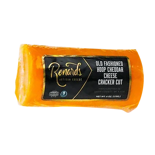 Renard's Cheese Old Fashioned Hoop Chedar Cheese Cracker Cut 6oz