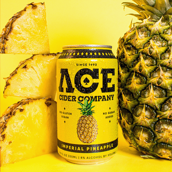 Ace Cider ACE Imperial Pineapple (355ml) / エース インペリアル パイナップル【10/22出荷】