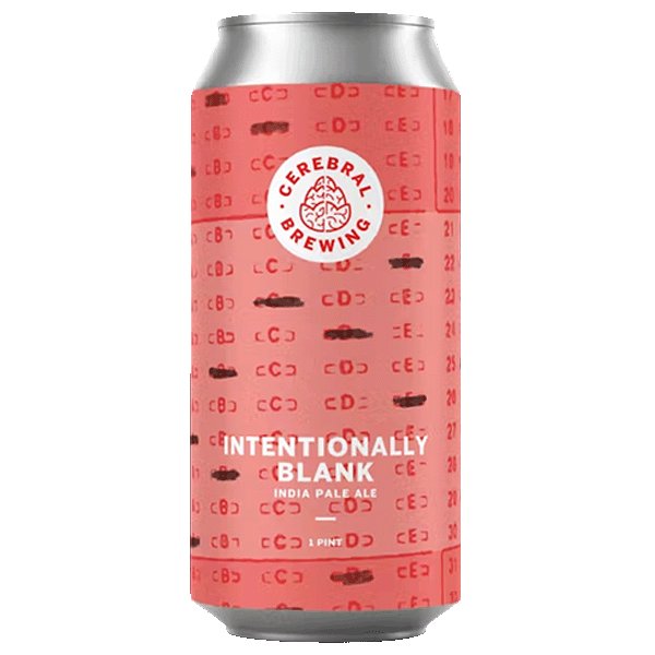 Cerebral Brewing Intentionally Blank Hazy IPA  (473ml) / インテンショナリー ブランク【4/16出荷】