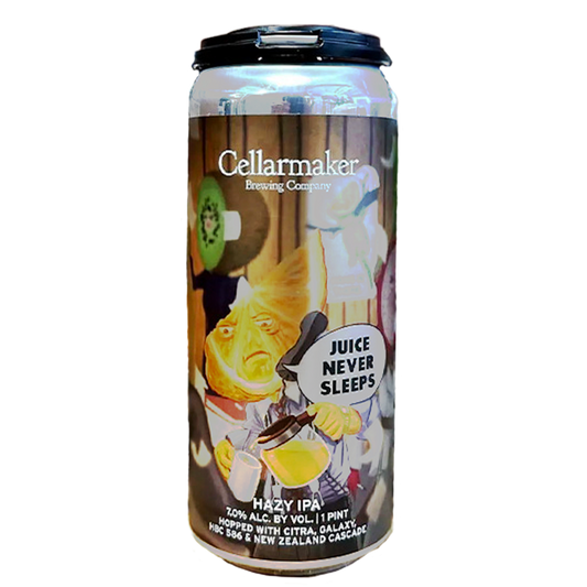 Cellarmaker Brewing Juice Never Sleeps Hazy IPA (473ml) / ジュース ネバー スリープス