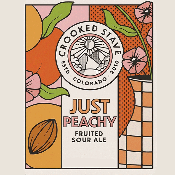 Crooked Stave Just Peachy Sour Ale (355ml) / ジャスト ピーチー【10/22出荷】