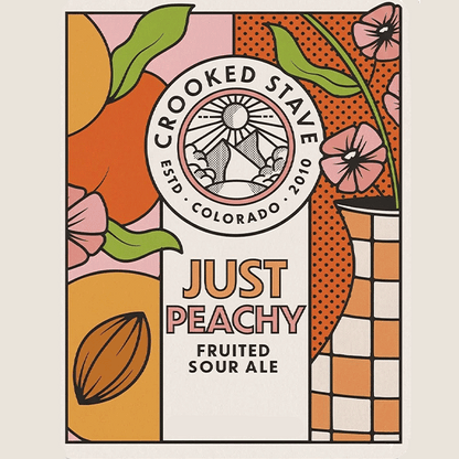 Crooked Stave Just Peachy Sour Ale (355ml) / ジャスト ピーチー【10/22出荷】