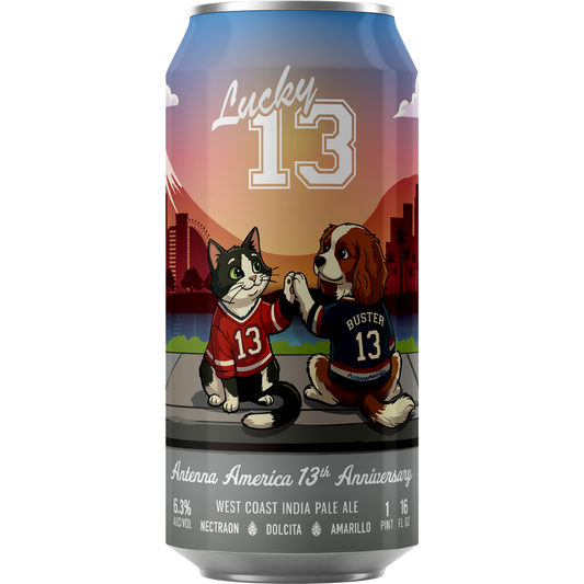 Los Angeles Ale Works Lucky 13 (アンテナアメリカ13周年コラボ) (473ml) / ラッキー13【2/12出荷】