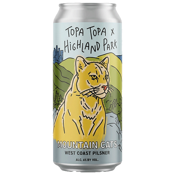 Topa Topa Mountain Cats WC Pils (HighlandParkコラボ) (473ml) / マウンテン キャッツ【8/6出荷】