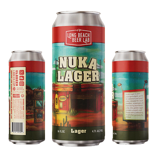 Long Beach Beer Lab Nuka Lager (473ml) / ヌカ ラガー