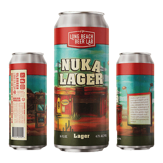 Long Beach Beer Lab Nuka Lager (473ml) / ヌカ ラガー【2/5出荷】