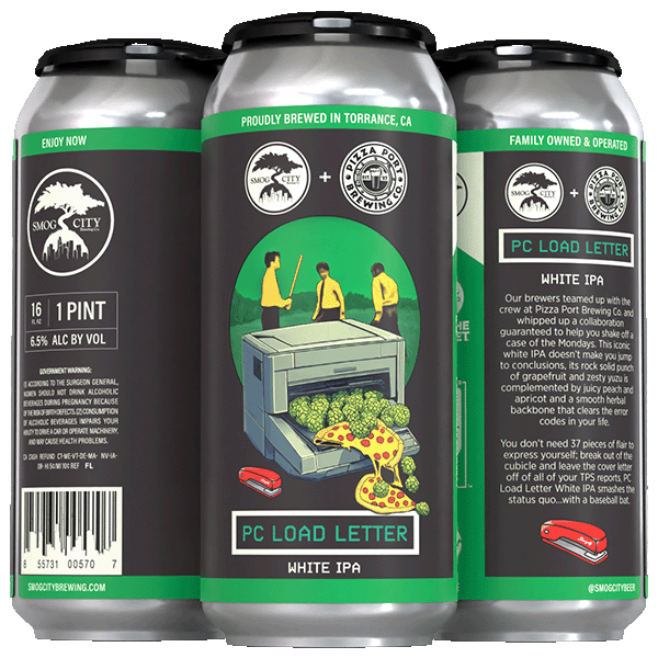 Smog City PC Load Letter White IPA (473ml) / ピーシー ロード レター