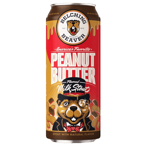 Belching Beaver Peanut Butter Milk Stout (473ml) / ピーナッツ バター ミルク スタウト【5/28出荷】