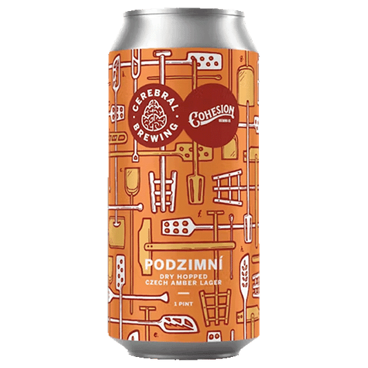 Cerebral Brewing Podzimni Amber Lager (Cohesion Collaboration) (473ml) / Podzimni