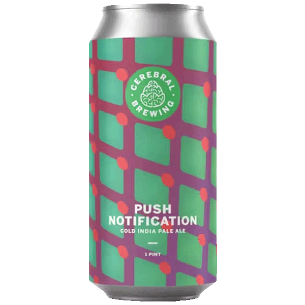 Cerebral Brewing Push Notification Cold IPA (473ml) / プッシュ ノーティフィケーション