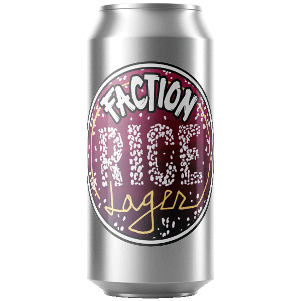 Faction Brewing Rice Lager (473ml) / ライスラガー