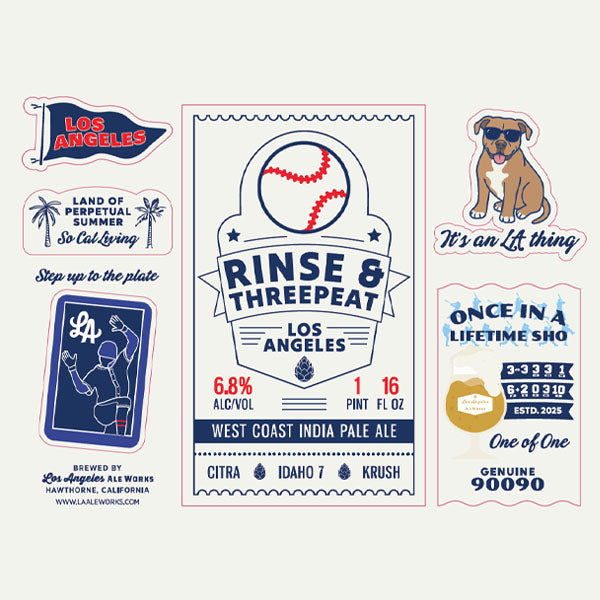 Los Angeles Ale Works Rinse & Threepeat WC IPA (473ml) / リンス & スリーピート