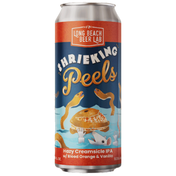 Long Beach Beer Lab Shrieking Peels Hazy Creamsicle IPA (473ml) / シュリーキング ピールズ【4/2出荷】