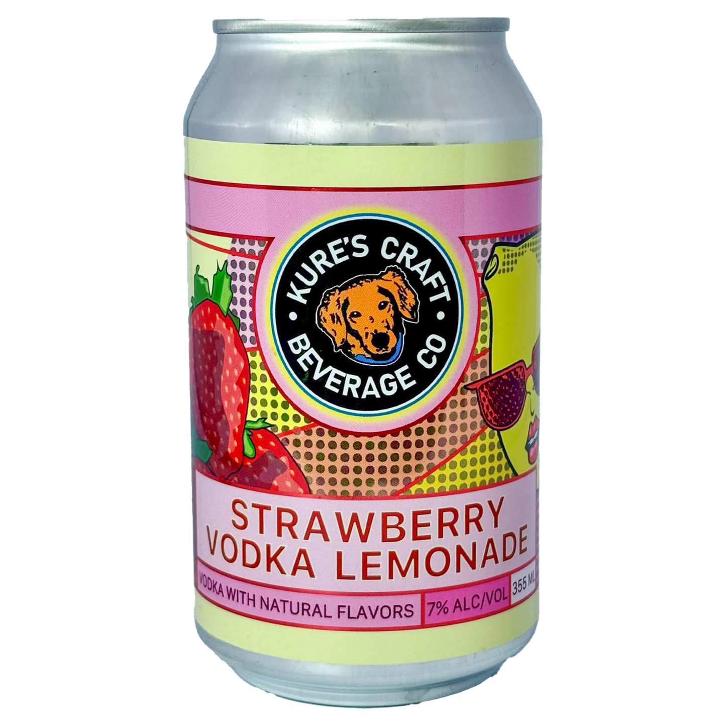 Kure's Craft Beverage Strawberry Vodka Lemonade (355ml) / ストロベリー ウォッカ レモネード【8/27出荷】