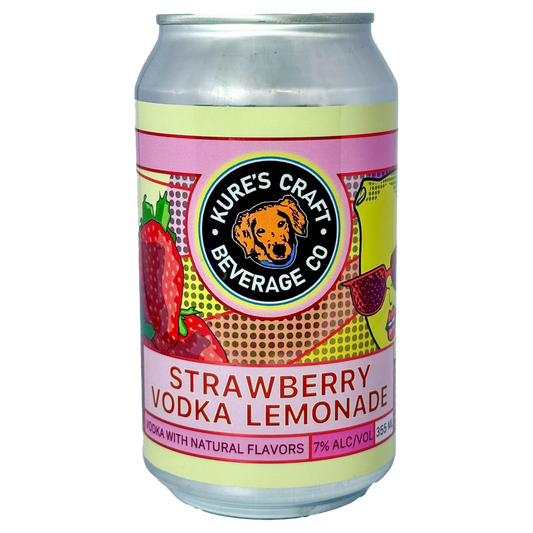 Kure's Craft Beverage Strawberry Vodka Lemonade (355ml) / ストロベリー ウォッカ レモネード【8/27出荷】
