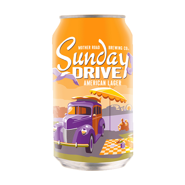 Mother Road Sunday Drive Lager (355ml) / サンデー ドライブ