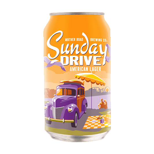 Mother Road Sunday Drive Lager (355ml) / サンデー ドライブ