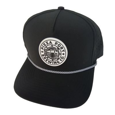 Pizza Port  /  Surf Check Hat Black