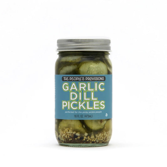 The People's Provisions - Garlic Dill Pickles 16oz / ガーリックディルピクルス