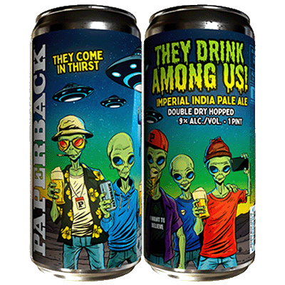 Paperback They Drink Among Us Imperial IPA (473ml) / ゼイ ドリンク アマング アス
