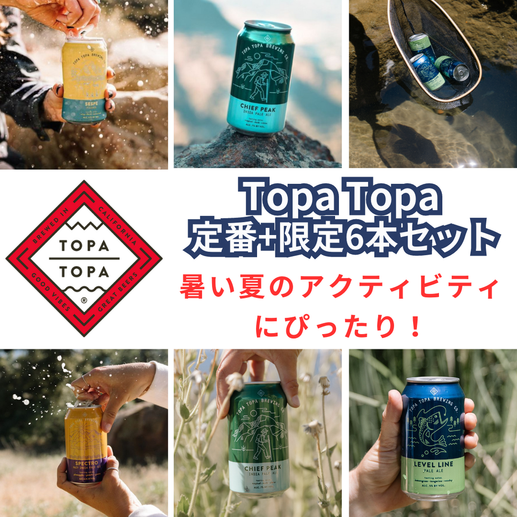【ステッカー付】Topa Topa 限定+定番 6本セット