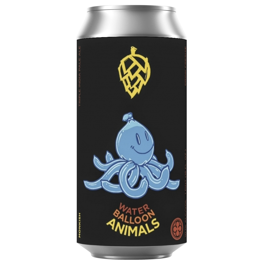 Monkish Water Balloon Animals Hazy TIPA (473ml) / ウォーター バルーン アニマルズ【5/16出荷】