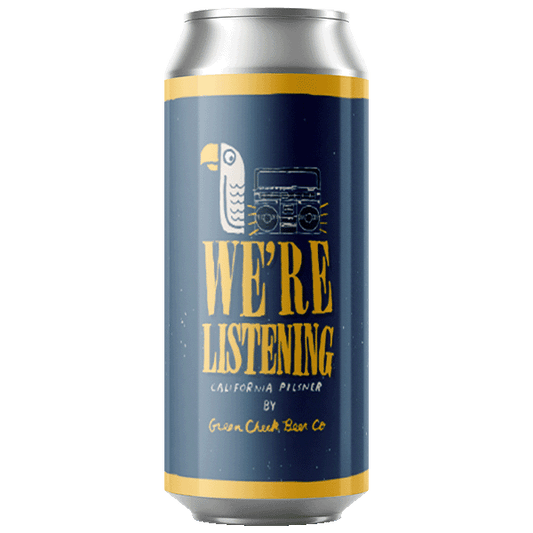 Green Cheek We’re Listening (473ml) / ウィーアー リッシニング