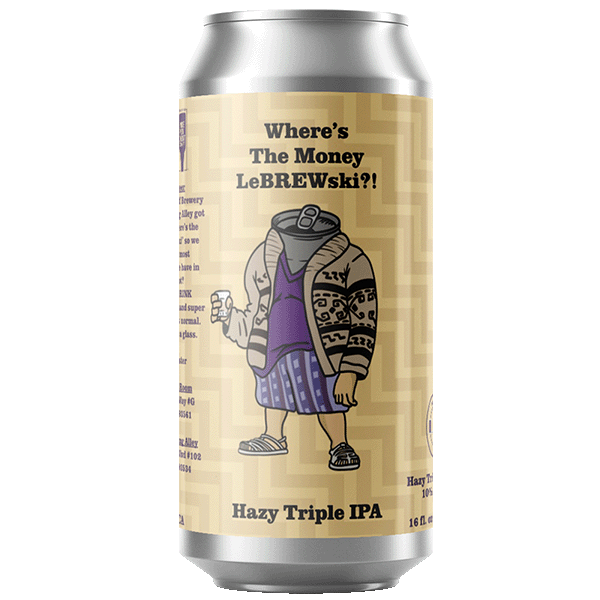 Local Craft Beer Where’s the Money LeBREWski? NE TIPA (473ml) / ウェアズ ザ マニー ブリュースキー