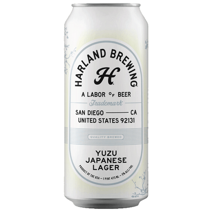 Harland Japanese Lager with Yuzu  (473ml) / ジャパニーズラガー ユズ