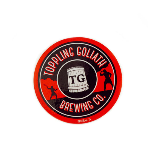 Toppling Goliath - Toppling Goliath 3" Round Sticker