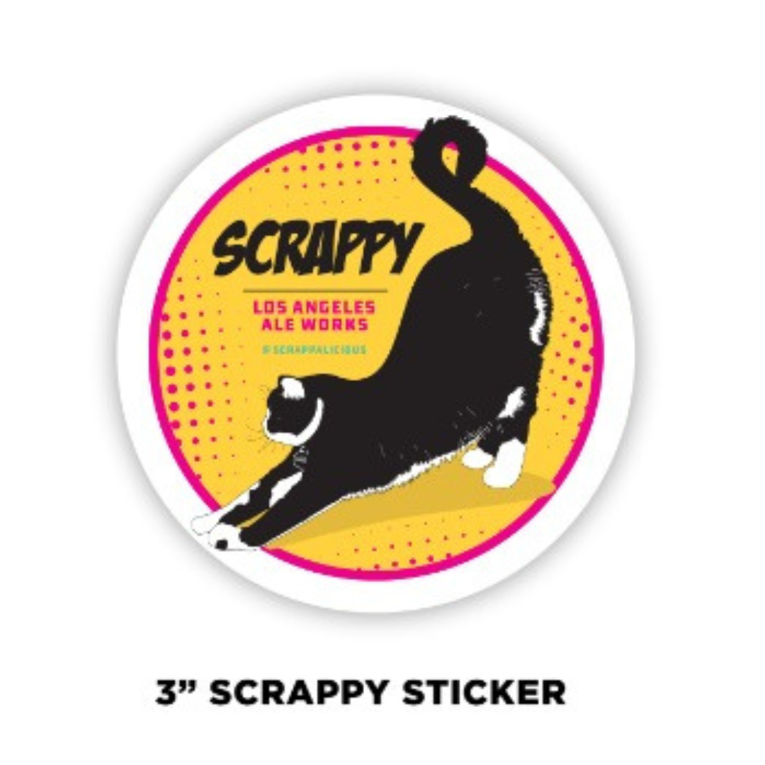 LA Ale Works - Scrappy Sticker