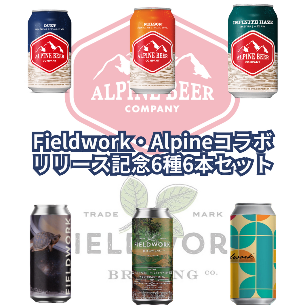 Fieldwork・Alpineコラボリリース記念6種6本セット