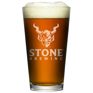 Stone Logo Pint Glass / ロゴパイントグラス