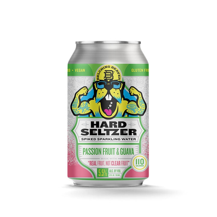 Belching Beaver Hard Seltzer Passionfruit & Guava / ハードセルツァー パッションフルーツ & グアバ