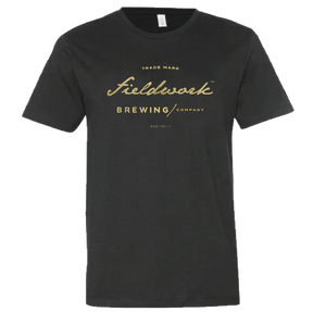 Fieldwork CHARCOAL/GOLD UNISEX T-SHIRT (M)