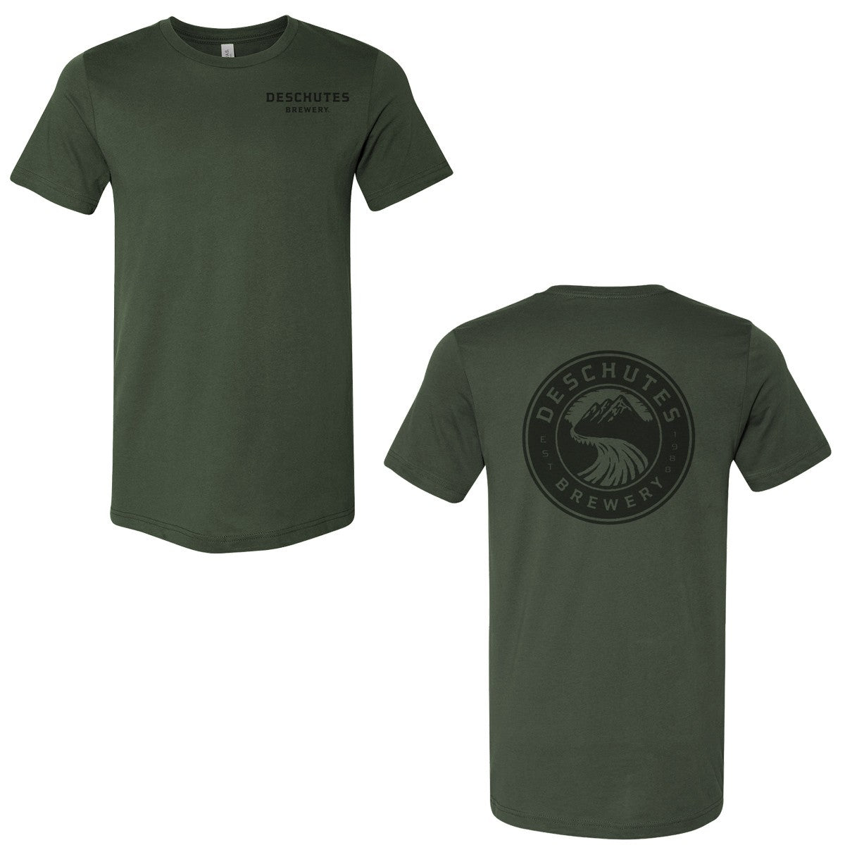 Deschutes Circle Logo T-Shirt Green / サークルロゴ Tシャツ グリーン