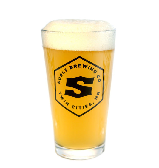 Surly Hex Logo Pint Glass / ヘックス ロゴ パイントグラス