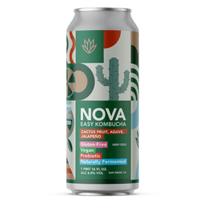 Novo Brazil NOVA Kombucha Cactus Fruit, Agave, Jalapeno / ノバ コンブチャ カクタスフルーツ アガベ ハラペーニョ