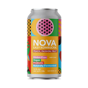 Novo Brazil NOVA Kombucha Peach PassionFruit / ノバ コンブチャ ピーチ パッションフルーツ