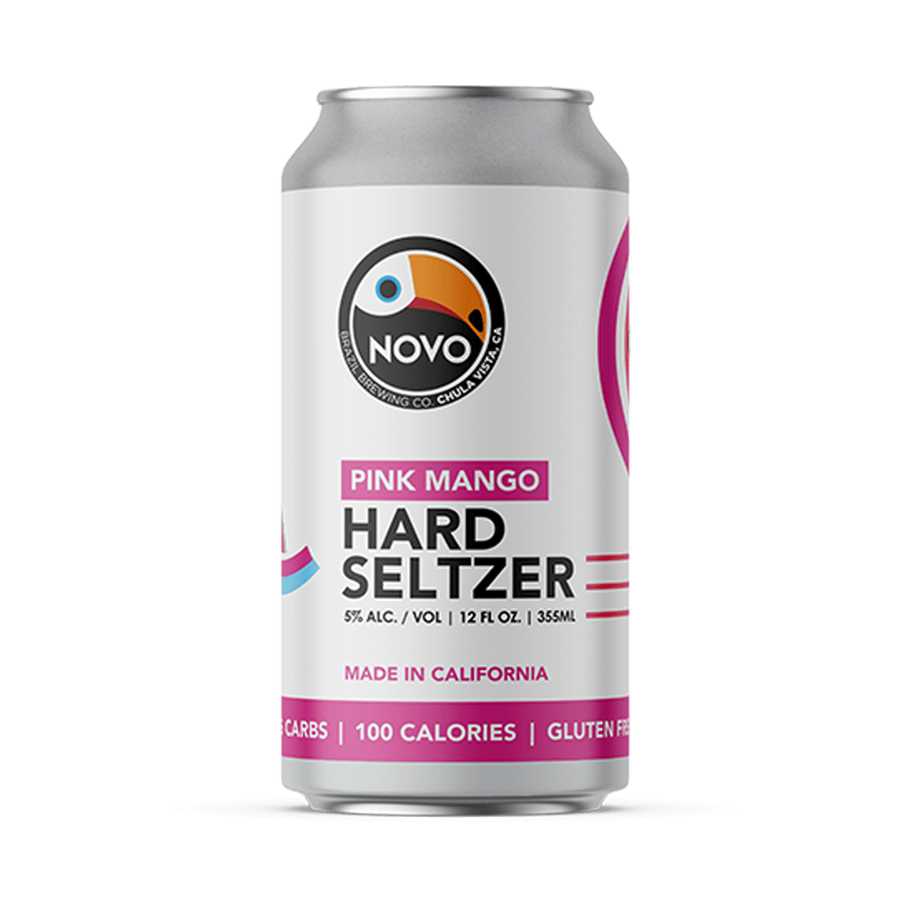 Novo Brazil Hard Seltzer Pink Mango / ハードセルツァー ピンク マンゴー
