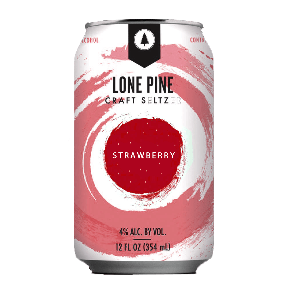 Lone Pine Hard Seltzer Strawberry / ストロベリー – アメリカン