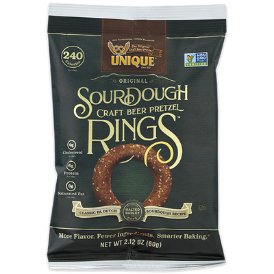 Unique Pretzel Sourdough Rings (57g)