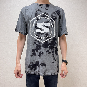 Surly - Hex Logo Tie Die Shirt Black / ヘックスロゴ タイダイTシャツ
